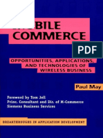 Mobile Commerce Opportunities, Applications and Technologies of Wireless Business 1st Ed PDF