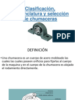 Clasificación Nomenclatura y Selección de Chumaceras