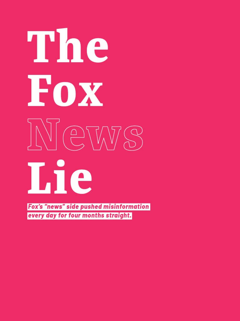 The Fox "News" Lie | PDF | Fox News | Deferred Action For Childhood Arrivals