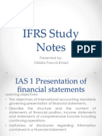 IFRS Study Notes - Day 1