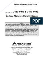 Model 3430 Plus & 3440 Plus: Surface Moisture-Density Gauge