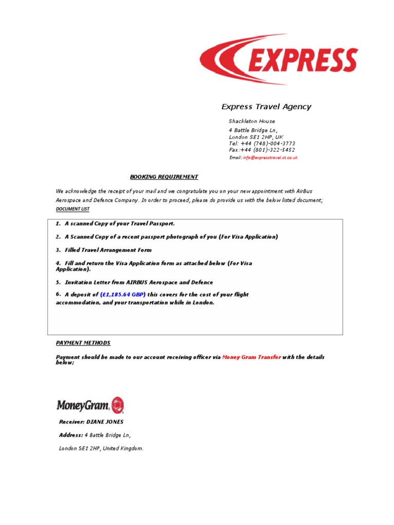 Express Travel Agency Travel Visa Passport