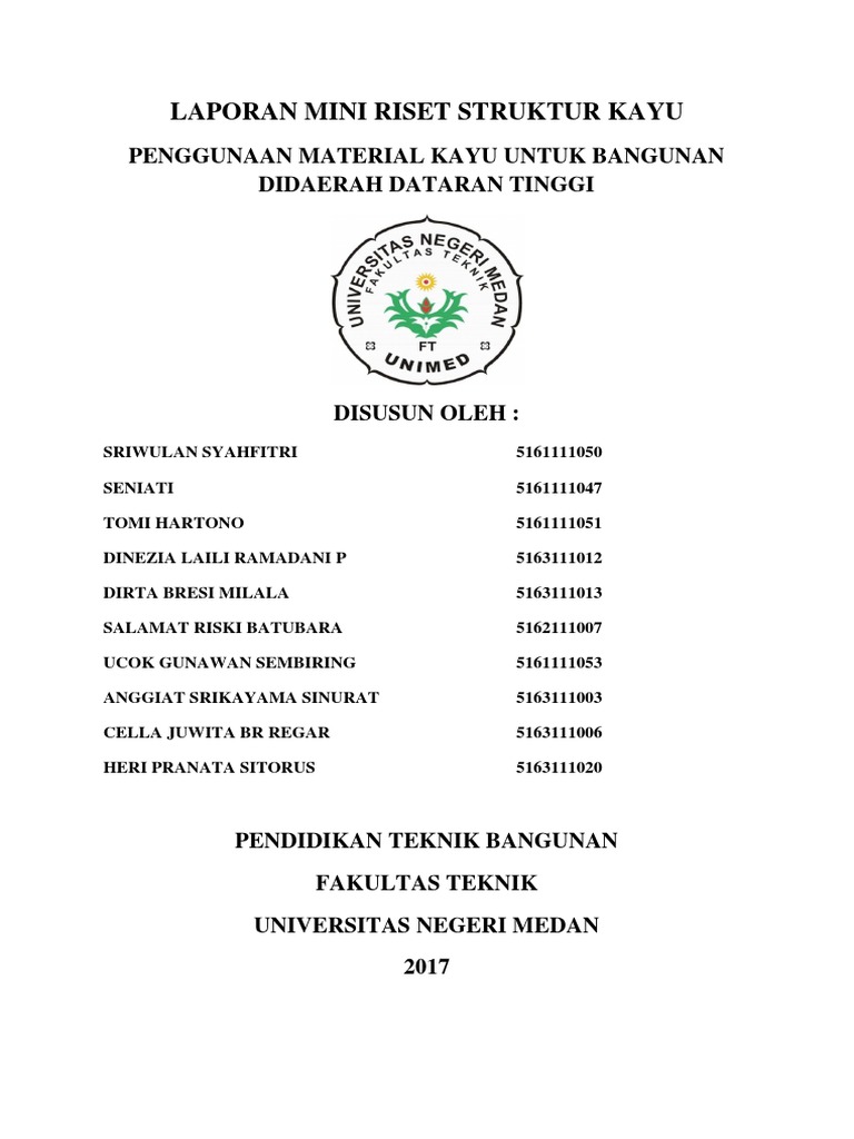 Mini Riset Struktur Kayu | PDF