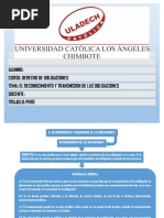 El Reconocimiento y Transmision de Las Obligaciones