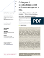 Challenges and Opportunities Associated With Waste Management in India