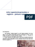 Arte Rupestre Expressões e Registro - Pintura Rupestre PDF