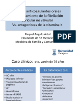 Anticoagulacion en Pacientes Con FA