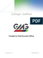 Executive Position Profile - Greater Mankato Growth - President and CEO