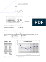 Calculo de Arrastre de Sedimentos