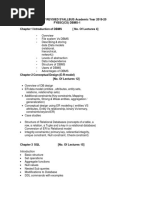 NEW REVSIED SYALLBUS Academic Year 2019-20 Fybsc (CS) Dbms-1 Chapter 1 Introduction of DBMS (No. of Lectures 4)