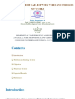 Effective Transfer of Data Between Wired and Wireless Networks