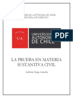 GSA - La Prueba en Materia Substantiva Civil - 2017
