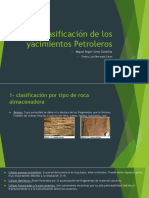 Clasificación de Los Yacimientos Petroleros