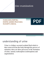 Handling Urine Examination Material: Nama Kelompok: Hofid Adhie Pratama M.Saiful Rizal