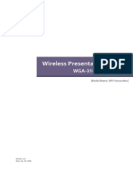 Wireless Presentation System: WGA-310 User's Manual