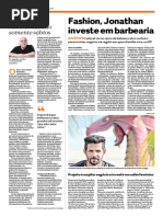 Entrevista de Jonathan publicada no jornal O Popular