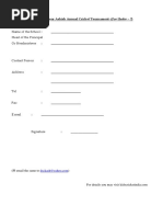 Entry Form