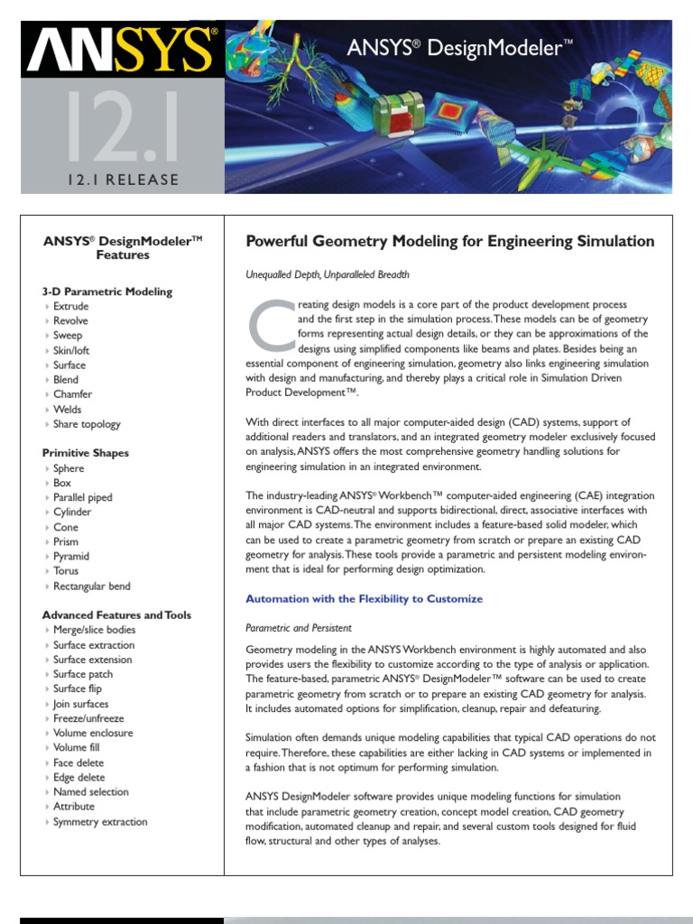Ansys Designmodeler 12.1 | PDF