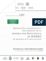 GPC PED 2016 Anemia por deficiencia de hierro en menores de 5 años.pdf
