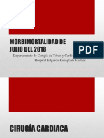 Morbimortalidad Julio 2018