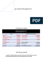 Working Capital Management - 131218