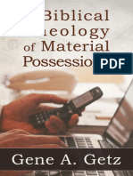 GENE A GETZ A Biblical Theology of Material Possessions (Eltropical) PDF