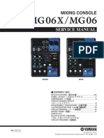 Yamaha mg06x mg06 Mixing Console PDF