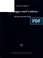 Renato Cristin Heiddegger and Leibniz