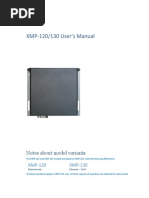 User manual-XMP-120 - 130-IAD-DGS-X12-10EP PDF