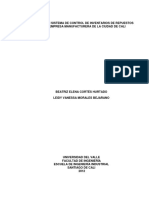 Diseño de Un Sistema de Control de Inventarios de Repuestos PDF