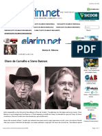 Olavo de Carvalho e Steve Bannon