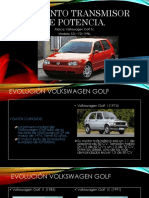 Sistema de Transmision de Potencia Del Volkswagen Golf IV Modelo 1998