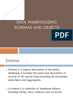 DATA WAREHOUSING SCHEMAS AND OBJECTS