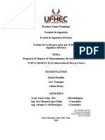 Propuesta de Mejoras de Mantenimiento de PDF