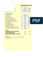 Calculate No of Street Light Pole: Road Detail