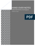 Handover Notes - CSL Argosy - 3rdeng - Aug2010