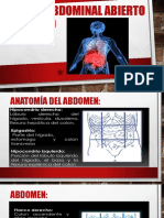 Trauma Abdominal Abierto y Cerrado