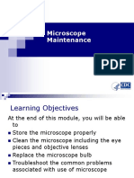 Microscope Maintenance