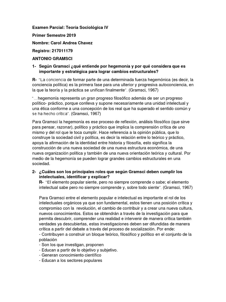 Hegemonía y Filosofía de Gramsci | PDF | Antonio Gramsci | Hegemonía