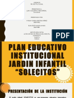 Plan Educativo Institucional Jardin Infantil