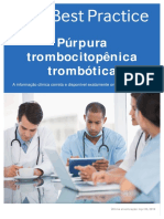 Púrpura trombocitopência trombótica