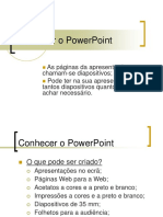 Conhecer o PowerPoint