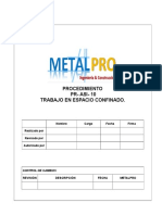 PR-ASI-010 Procedimiento de Trabajo en Espacio Confinado