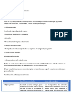 Trabajo Manipulación de Alimentos