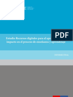 Recursos Digitales para el Aprendizaje: Informe Final