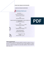 Estructura de tesis de investigación