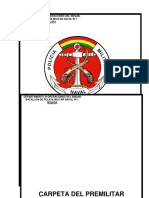 Formato Folder Premilitares 2018-2019