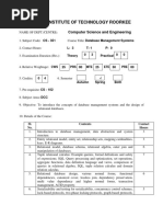 CS351 Dbms