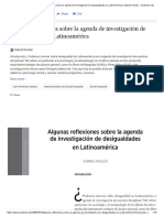 (PDF) Algunas Reflexiones Sobre La Agenda de Investigación de Desigualdades en Latinoamérica - Gabriel Kessler - Academia - Edu