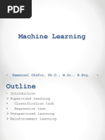 Machine Learning: Emmanuel Okafor, PH.D., M.SC., B.Eng